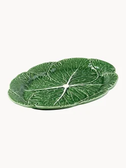 Fuente de servir ovalada pintada a mano Cabbage