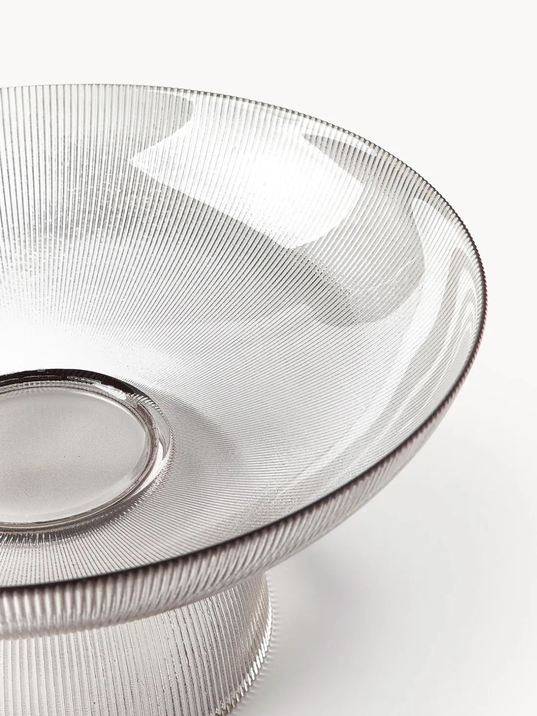 Fuente de vidrio Lija