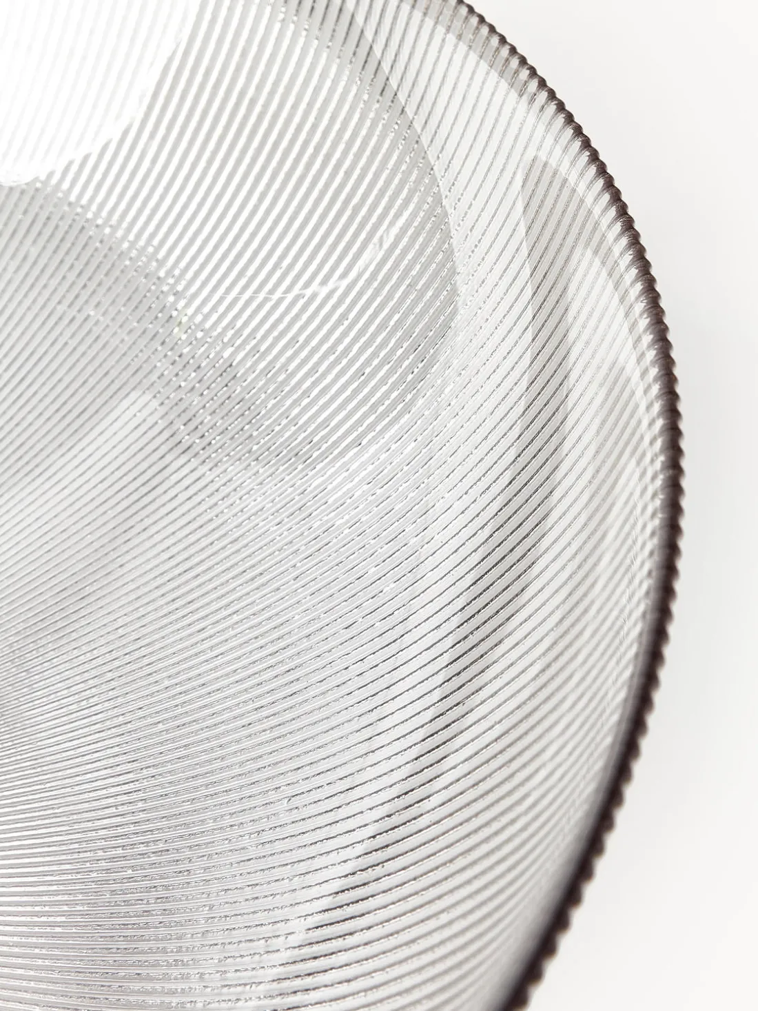 Fuente de vidrio Lija