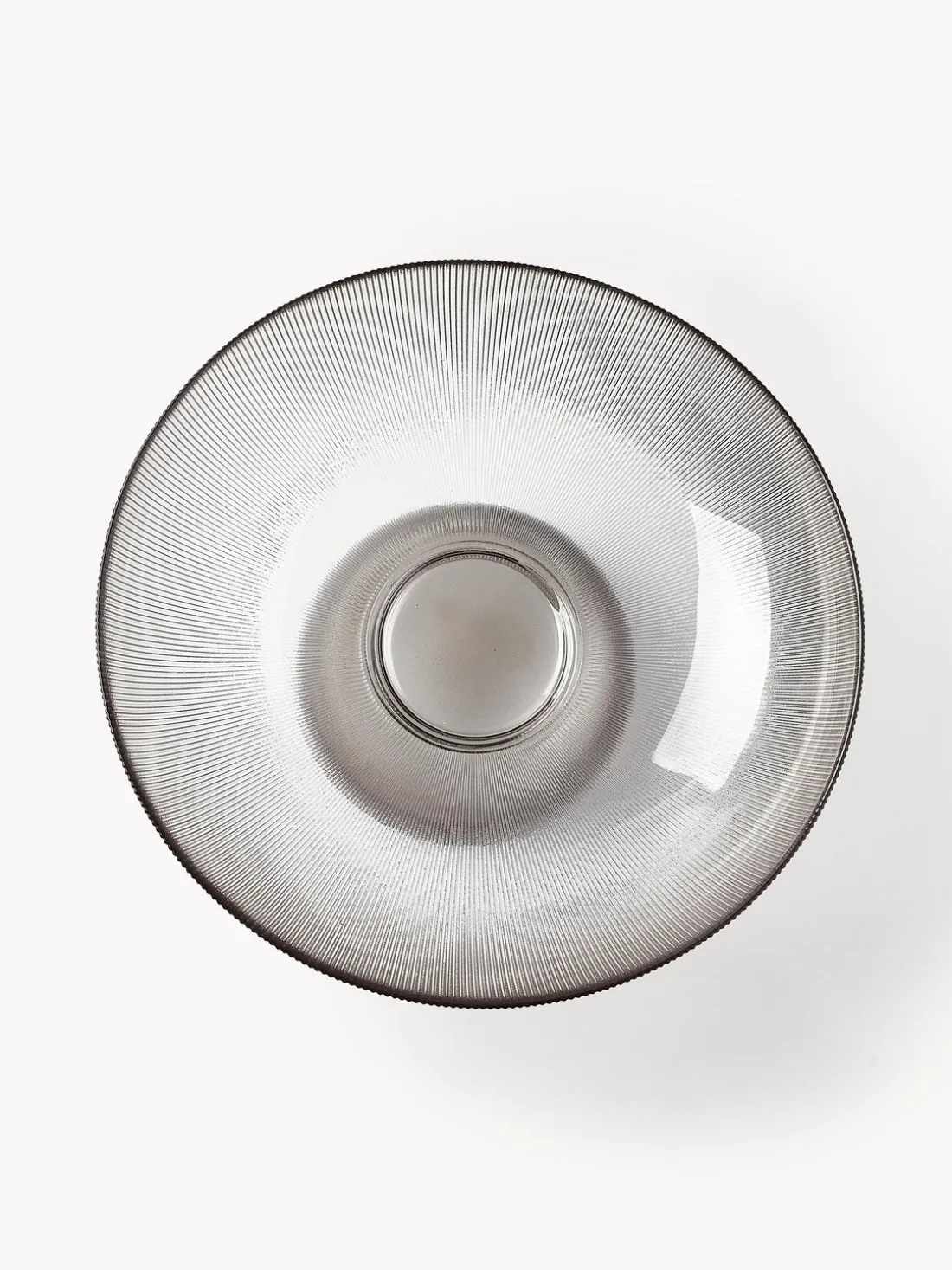 Fuente de vidrio Lija