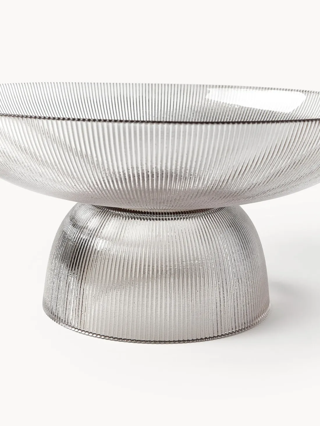 Fuente de vidrio Lija