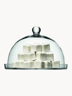 Fuente de vidrio soplado con tapa Vienna