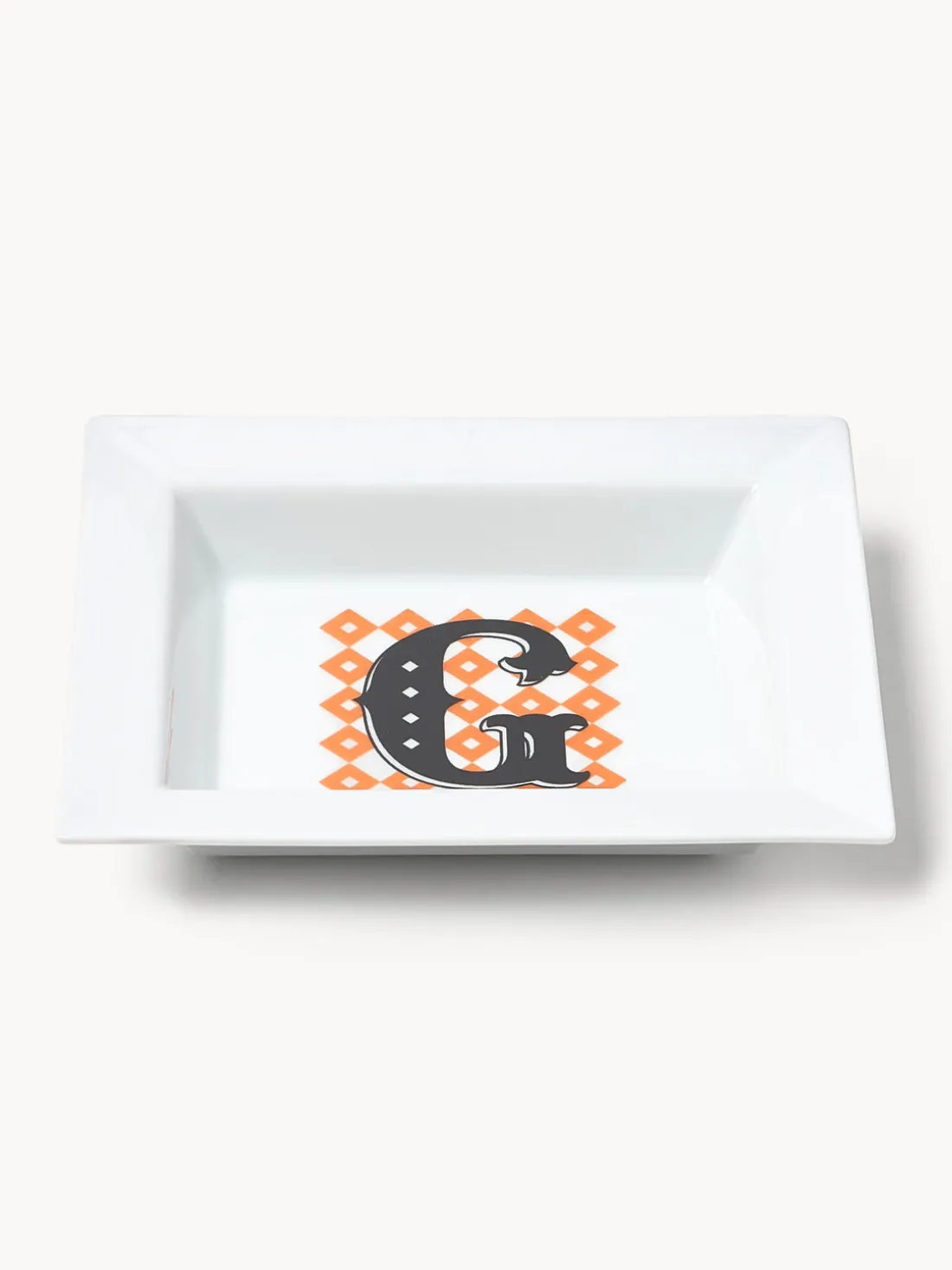 Fuente decorativa artesanal Westwing Collection | MEISSEN Initials