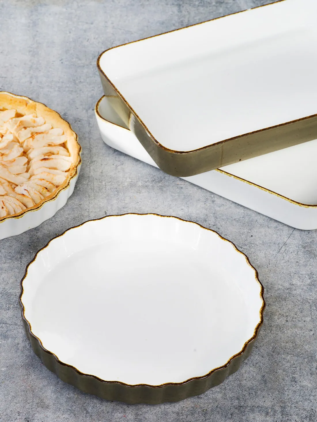 Fuente horno de porcelana Brisbane