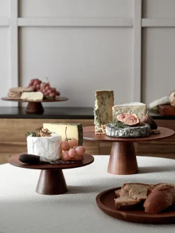 Fuente para postre de madera de acacia Wood, tamaños diferentes