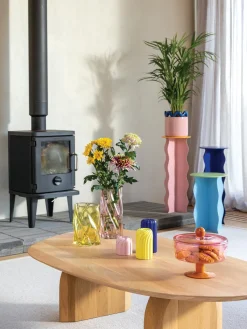 Fuente para postre de vidrio Duo