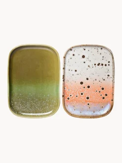 Fuentes artesanales 70's, 2 uds.