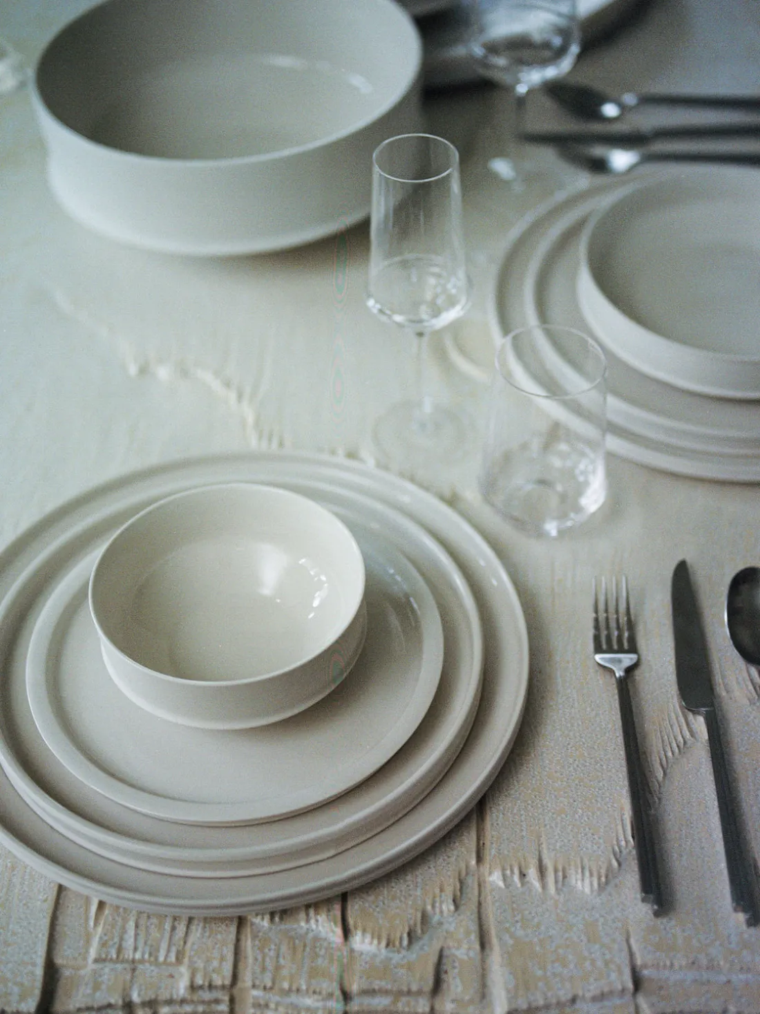 Fuentes de porcelana con esmalte reactivo Dune, 2 uds.