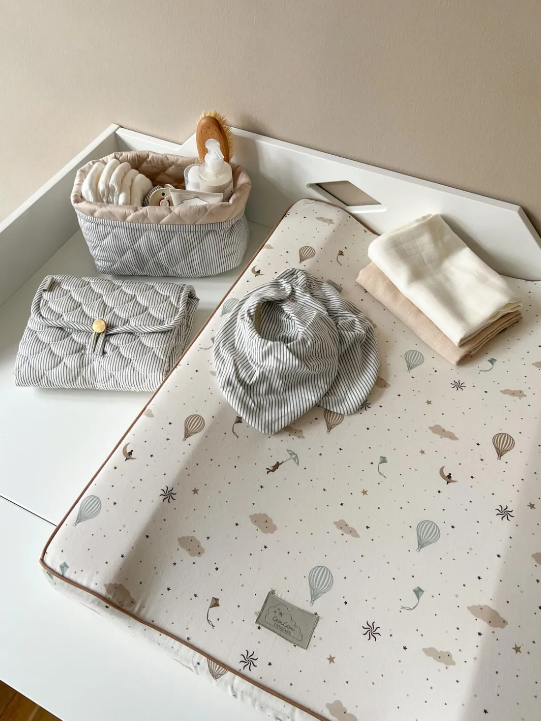 Funda cambiador de algodón ecológico Dreamland