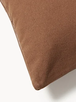 Funda de almohada artesanal de cuero Raven