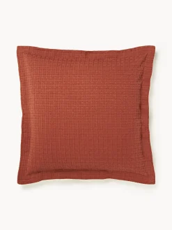 Funda de almohada con dobladillo texturizada Orville