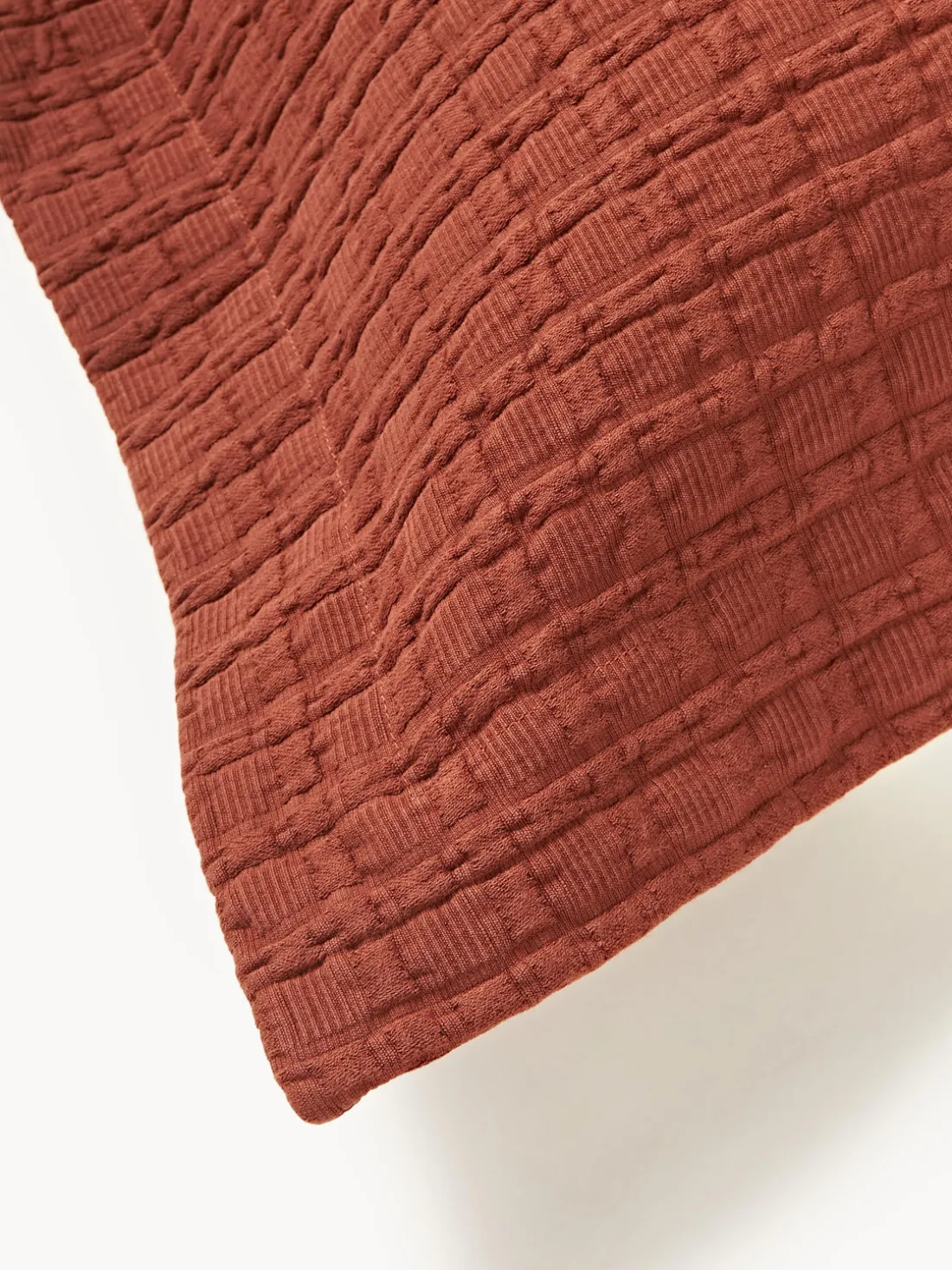 Funda de almohada con dobladillo texturizada Orville