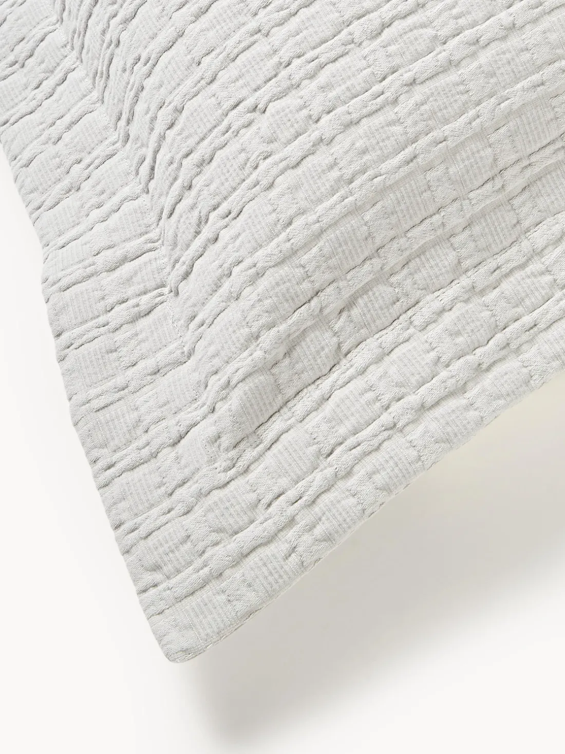 Funda de almohada con dobladillo texturizada Orville