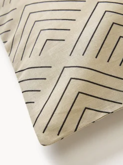 Funda de almohada de algodón estampado Milano