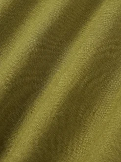 Funda de almohada de lino con dobladillo Taryn