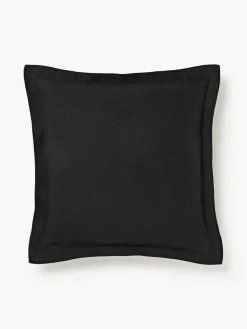 Funda de almohada de lino con dobladillo Taryn