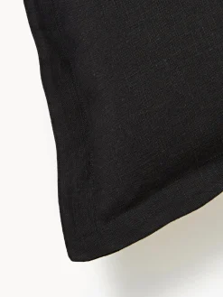 Funda de almohada de lino con dobladillo Taryn