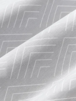 Funda de almohada estampada de algodón Milano