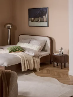 Funda de cojín alargada texturizada Mareva