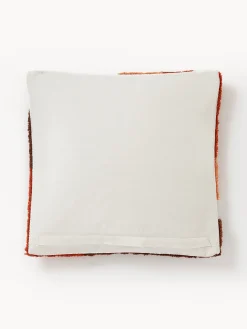 Funda de cojín artesanal con relieves Malu