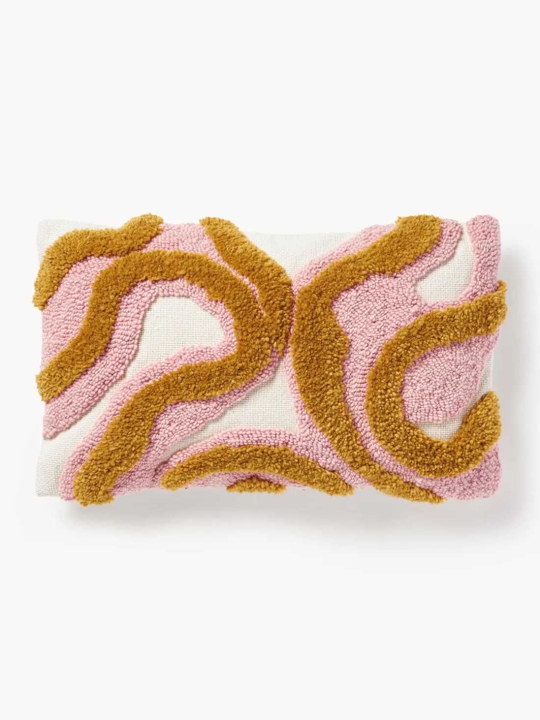 Funda de cojín artesanal con tejido capitoné Jiri