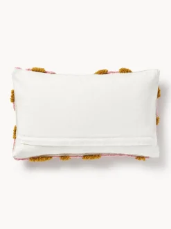 Funda de cojín artesanal con tejido capitoné Jiri