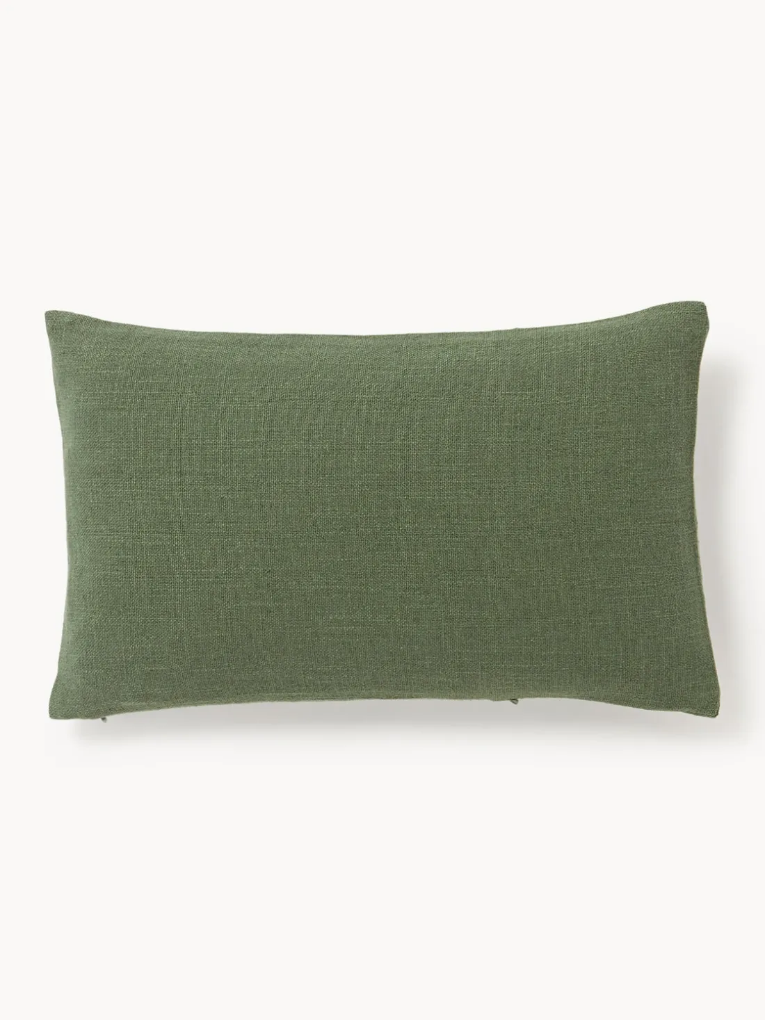 Funda de cojín artesanal con costura decorativa Terre