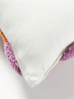 Funda de cojín artesanal con tejido capitoné Jiri