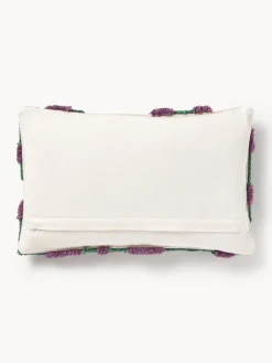 Funda de cojín artesanal con tejido capitoné Jiri