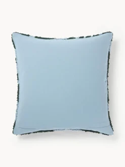 Funda de cojín artesanal con mechones en bucle Soma