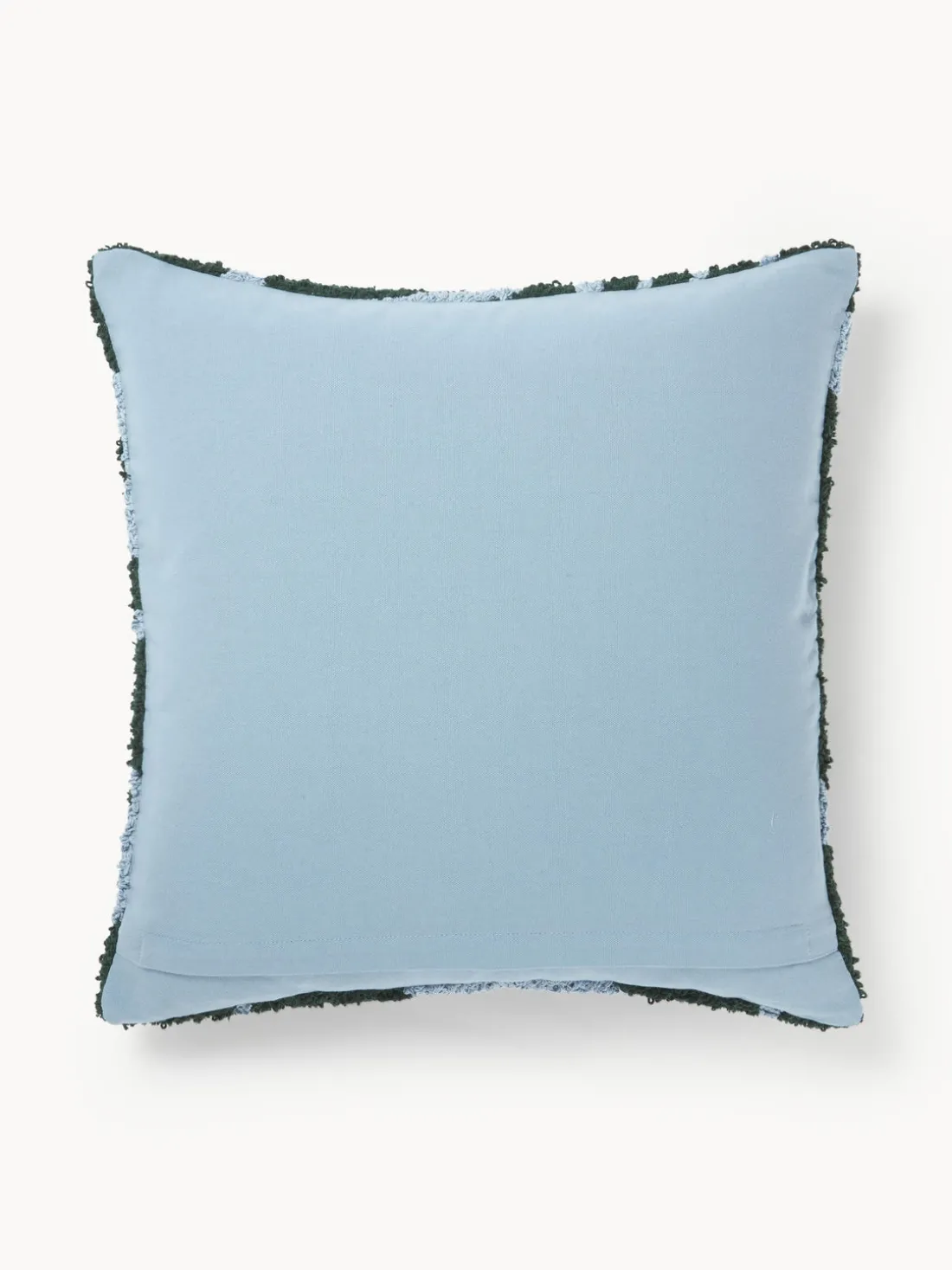 Funda de cojín artesanal con mechones en bucle Soma