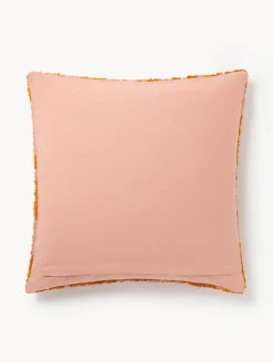 Funda de cojín artesanal con mechones en bucle Soma