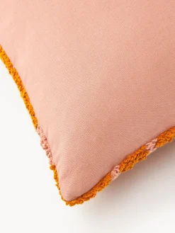 Funda de cojín artesanal con mechones en bucle Soma