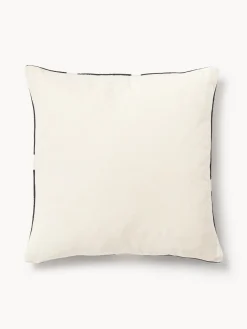 Funda de cojín artesanal con motivos geométricos Asta