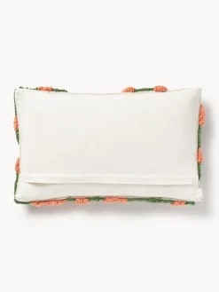 Funda de cojín artesanal con tejido capitoné Jiri