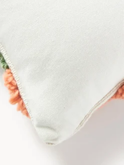 Funda de cojín artesanal con tejido capitoné Jiri