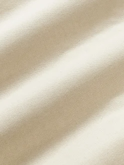 Funda de cojín artesanal con rayas bordadas Henry