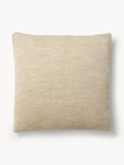 Funda de cojín artesanal de punto grueso Adyna