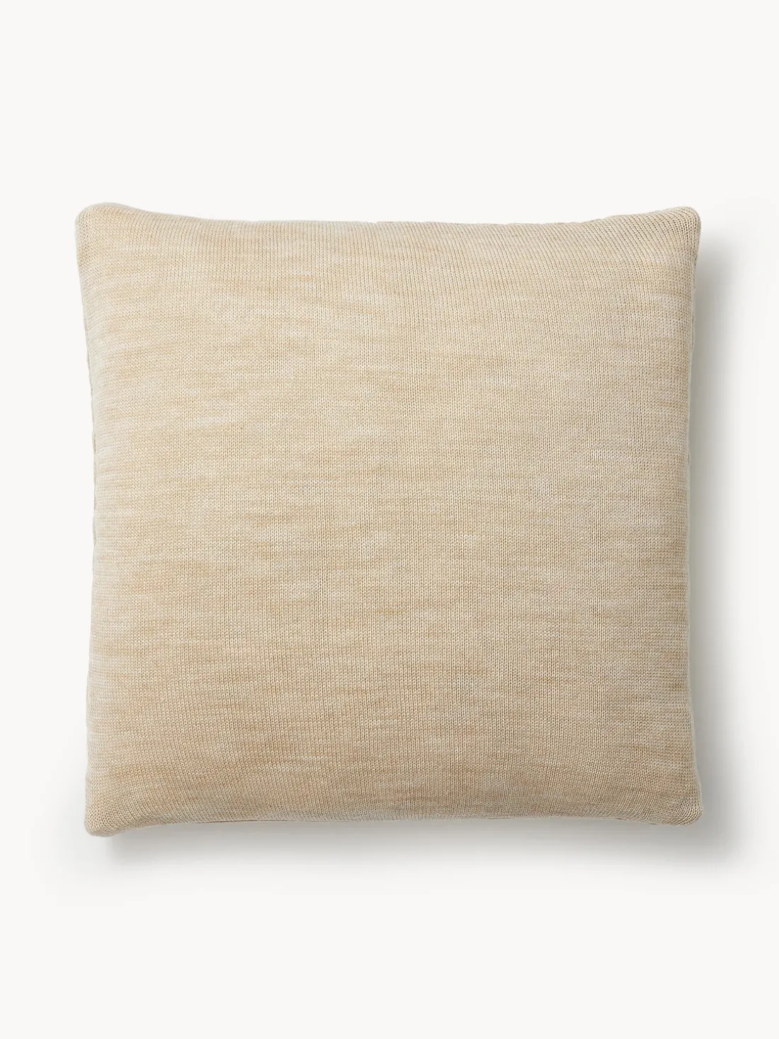 Funda de cojín artesanal de punto grueso Adyna