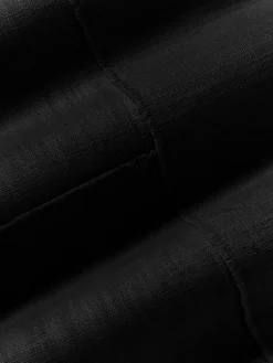 Funda de cojín artesanal de algodón con costuras decorativas Terre