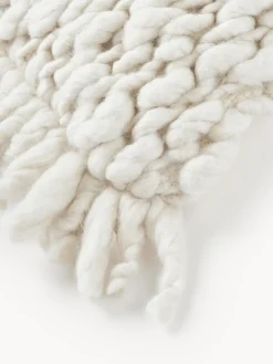 Funda de cojín artesanal de punto grueso Belen