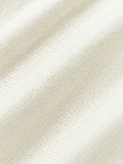 Funda de cojín artesanal de punto grueso Adyna Ow 30x50