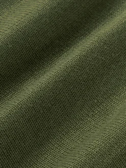 Funda de cojín artesanal de punto grueso Adyna, 30x50 cm