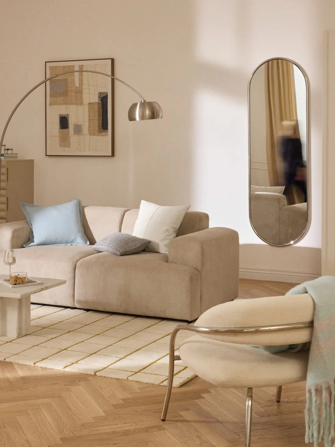 Funda de cojín artesanal de punto grueso Adyna