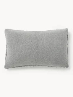 Funda de cojín artesanal de punto grueso Adyna