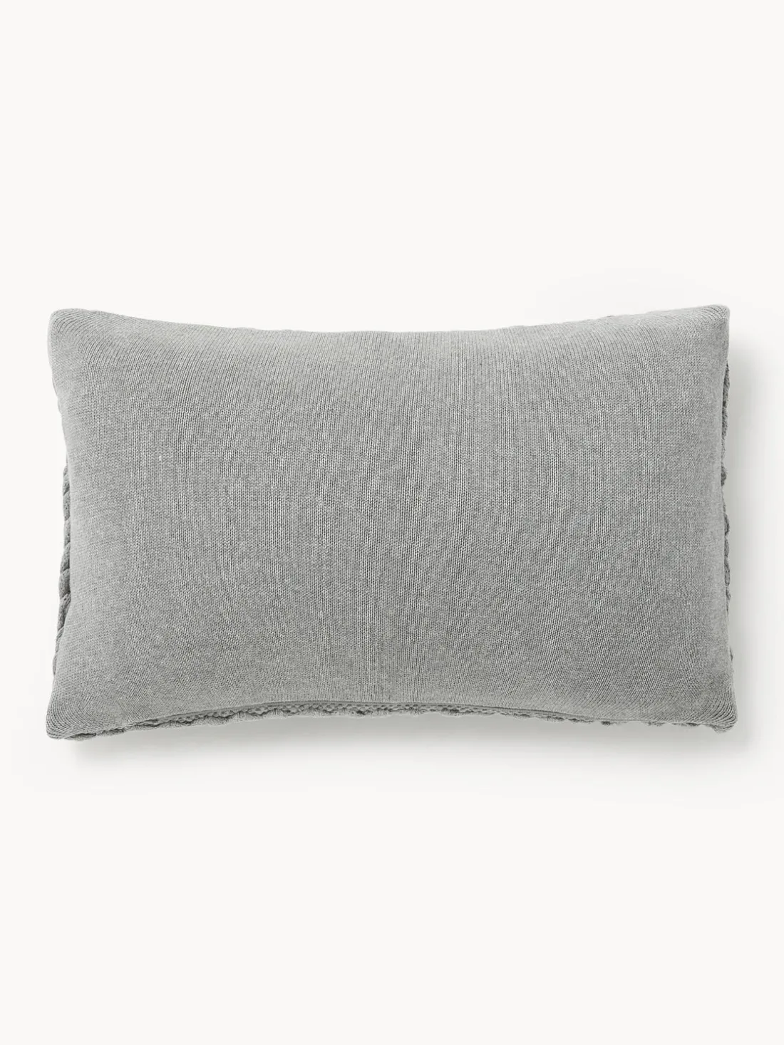 Funda de cojín artesanal de punto grueso Adyna