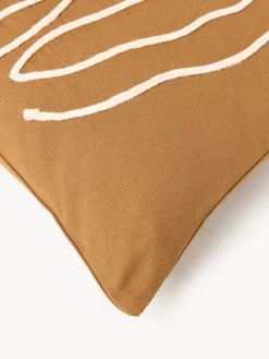 Funda de cojín artesanal de algodón ecológico Jot