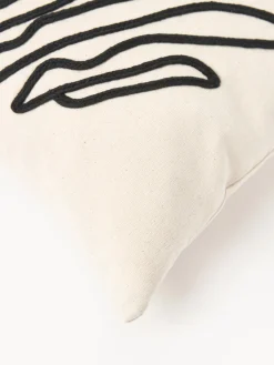 Funda de cojín artesanal de algodón ecológico Jot