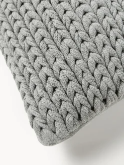 Funda de cojín artesanal de punto grueso Adyna