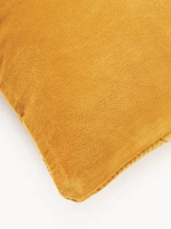 Funda de cojín bordada con estampado geométrico Verina